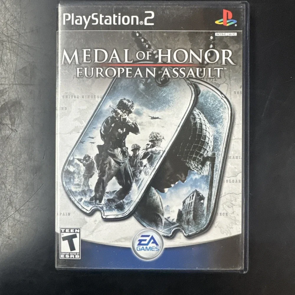 Medal of Honor European Assault PS2 Complete CIB Black Label Tested Working